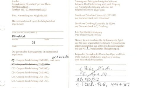 Mitgliedsantrag 08 10 1976