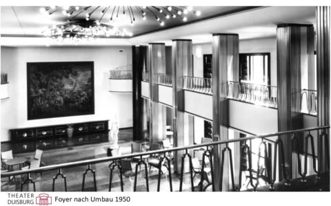 Stadttheater Duisburg Foyer 1950