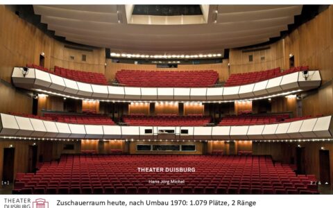 Stadttheater Duisburg Saal 1970